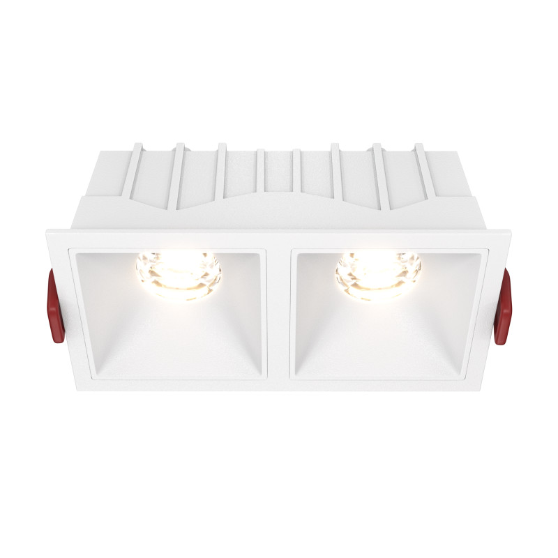 MAYTONI Spot reflektor sufitowy 1punktowy Wbudowany Alfa LED 20W LED 1000lm 3000K 90 CRI Dimmable DL043-02-10W3K-D-SQ-W