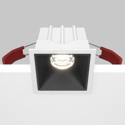 MAYTONI Spot reflektor sufitowy 1punktowy Wbudowany Alfa LED 10W LED 500lm 4000K 90 CRI DL043-01-10W4K-SQ-WB