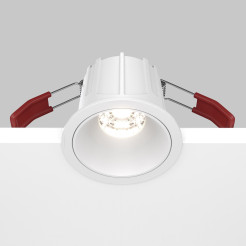 MAYTONI Spot reflektor sufitowy 1punktowy Wbudowany Alfa LED 10W LED 550lm 4000K 90 CRI Dimmable DL043-01-10W4K-D-RD-W