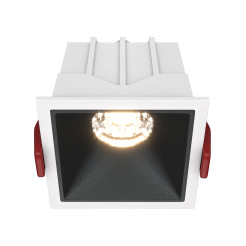 MAYTONI Spot reflektor sufitowy 1punktowy Wbudowany Alfa LED 10W LED 450lm 3000K 90 CRI DL043-01-10W3K-SQ-WB