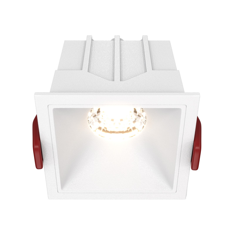 MAYTONI Spot reflektor sufitowy 1punktowy Wbudowany Alfa LED 10W LED 500lm 3000K 90 CRI DL043-01-10W3K-SQ-W