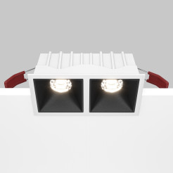 MAYTONI Spot reflektor sufitowy 1punktowy Wbudowany Alfa LED 20W LED 1000lm 4000K 90 CRI DL043-02-10W4K-SQ-WB