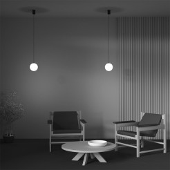 MAYTONI Lampa wisząca Luna 5W LED 300lm 3000K 90 CRI  P039PL-5W3K-10-B