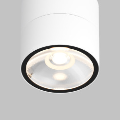 MAYTONI Spot reflektor sufitowy 1punktowy Natynkowy Obrotowy Spin 12W LED 1050lm 3000K 80 CRI O310CL-L12W3K