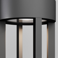 MAYTONI Słupek oświetleniowy Vint 9W LED 450lm 3000K 80 CRI  O458FL-L9GF3K