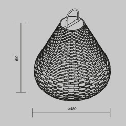 MAYTONI Słupek oświetleniowy Plet 5W LED 50lm 3000K 80 CRI  OSL599FL-L5B3K1