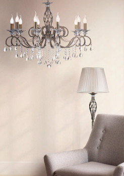 MAYTONI Żyrandol Grace 60W E14 RC247-PL-10-R