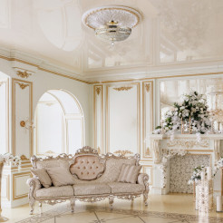 MAYTONI Żyrandol Ottilia 60W E14 DIA700-CL-06-G