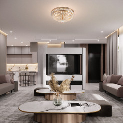 MAYTONI Żyrandol Ottilia 60W E14 DIA700-CL-06-G