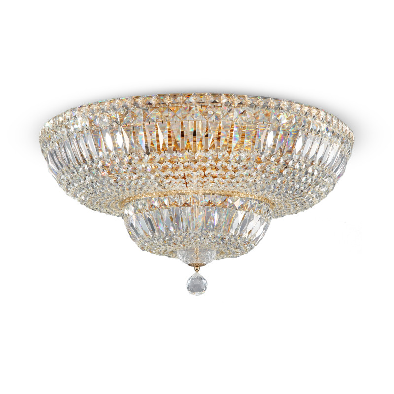 MAYTONI Żyrandol Basfor 60W E14 DIA100-CL-16-G