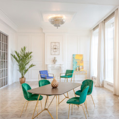 MAYTONI Żyrandol Basfor 60W E14 DIA100-CL-16-G