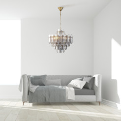 MAYTONI Lampa wisząca Flare 40W E14 DIA200PL-06G