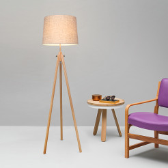 MAYTONI Lampa podłogowa Calvin 60W E27 Z177-FL-01-BR