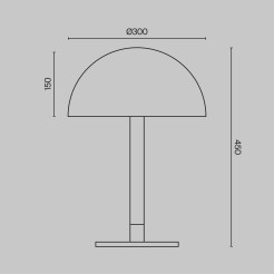 MAYTONI Lampa stołowa Ray 8W LED 750lm 3000K 80 CRI  Z012TL-L8B3K