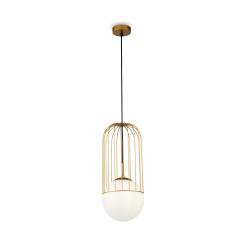 MAYTONI Lampa wisząca Telford 60W E27 P363PL-01G