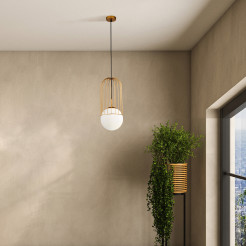 MAYTONI Lampa wisząca Telford 60W E27 P363PL-01G