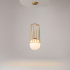 MAYTONI Lampa wisząca Telford 60W E27 P363PL-01G