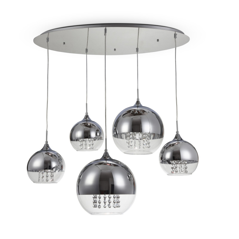 MAYTONI Lampa wisząca Fermi 60W E27 P140-PL-170-5-N