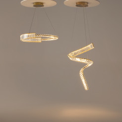 MAYTONI Lampa wisząca Krone 48W LED 3300lm 3000K 80 CRI  P097PL-L48BS3K