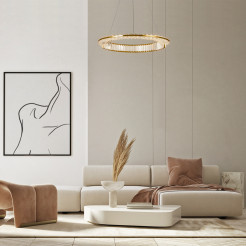 MAYTONI Lampa wisząca Krone 36W LED 2400lm 4000K 90 CRI  P097PL-L36G4K
