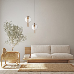 MAYTONI Lampa wisząca Flusso 12W GU10 P095PL-01BZ1