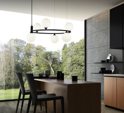 MAYTONI Lampa wisząca Ring 25W G9 MOD013PL-06B