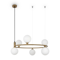 MAYTONI Lampa wisząca Ring 25W G9 MOD013PL-06BS1