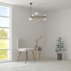 MAYTONI Lampa wisząca Ring 25W G9 MOD013PL-06BS1