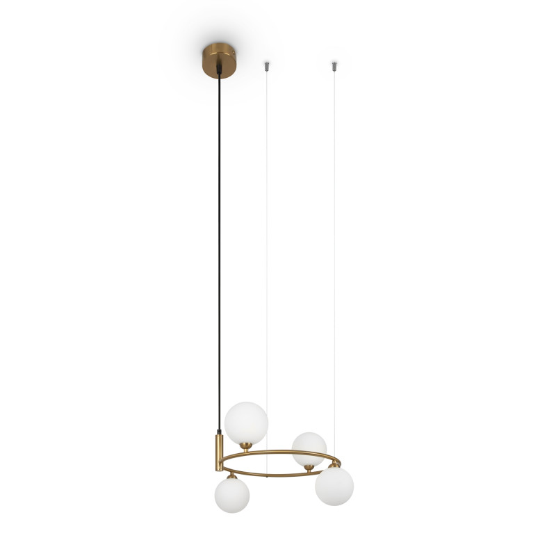 MAYTONI Lampa wisząca Ring 25W G9 MOD013PL-04BS1