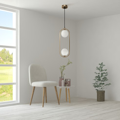 MAYTONI Lampa wisząca Ring 25W G9 MOD013PL-02BS1