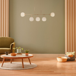 MAYTONI Lampa wisząca Erich 40W E14 MOD221-PL-05-G
