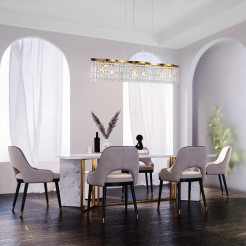 MAYTONI Lampa wisząca Dune 60W E14 DIA005PL-06G