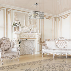 MAYTONI Żyrandol Gelid 60W E27 MOD184-PL-04-CH