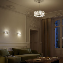 MAYTONI Lampa wisząca Puntes 60W E14 MOD043PL-06G