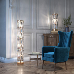 MAYTONI Lampa podłogowa Puntes 60W E14 MOD043FL-08G