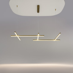 MAYTONI Lampa wisząca Radiance 50W LED 2150lm 3000K 80 CRI  MOD278PL-L50G3K