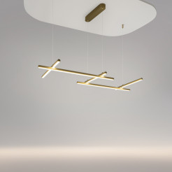MAYTONI Lampa wisząca Radiance 50W LED 2150lm 3000K 80 CRI  MOD278PL-L50G3K
