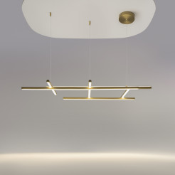 MAYTONI Lampa wisząca Radiance 80W LED 3150lm 3000K 80 CRI  MOD278PL-L86G3K
