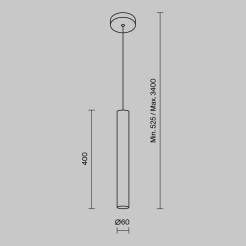 MAYTONI Lampa wisząca Pro Focus 6W GU10 MOD161PL-01BS1