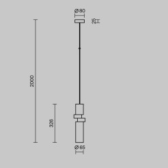 MAYTONI Lampa wisząca Palette 40W GU10 MOD303PL-01CFL3