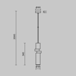 MAYTONI Lampa wisząca Palette 40W GU10 MOD303PL-01CFL2