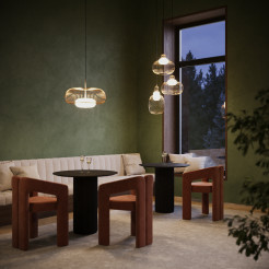 MAYTONI Lampa wisząca Levitation 40W G9 MOD376PL-01G