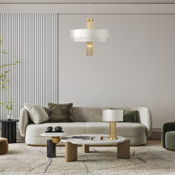 MAYTONI Lampa stołowa Impressive 40W E27 MOD151TL-01G