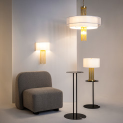 MAYTONI Lampa stołowa Impressive 40W E27 MOD151TL-01G