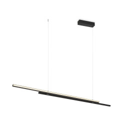 MAYTONI Lampa wisząca Halo 48W LED 2200lm 3000-4000K 80 CRI  MOD005PL-L48BK