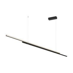 MAYTONI Lampa wisząca Halo 48W LED 2200lm 3000-4000K 80 CRI  MOD005PL-L48BK