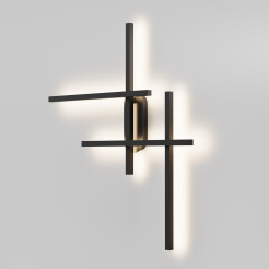 MAYTONI Lampa ścienna (kinkiet) Halo 24W LED 750lm 3000-4000K 80 CRI  MOD248WL-L24BK