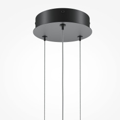 MAYTONI Lampa wisząca Halo 40W LED 1500lm 3000-4000K 80 CRI  MOD247PL-L49BK