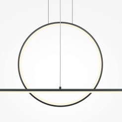 MAYTONI Lampa wisząca Halo 40W LED 1500lm 3000-4000K 80 CRI  MOD247PL-L49BK
