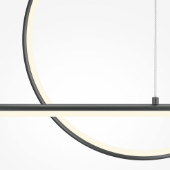 MAYTONI Lampa wisząca Halo 40W LED 1500lm 3000-4000K 80 CRI  MOD247PL-L49BK
